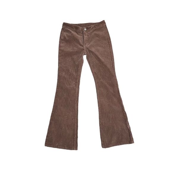 J. Galt Brown Corduroy Flare Pants - Picture 1 of 4